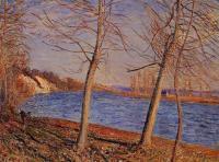 Sisley, Alfred - Riverbank at Veneux